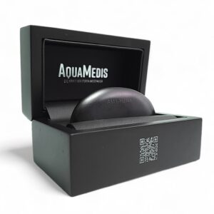 AquaMedis Obsidian in einer geöffneten Energieschatulle