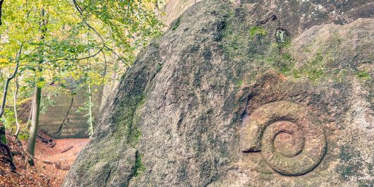 Mystischer Ort im Wald von Porta Westfalica.